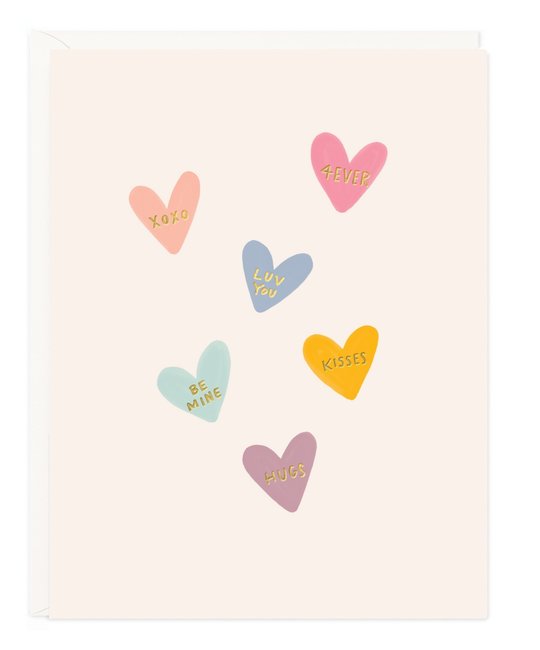 Ramona and Ruth - RR Conversation Hearts Card