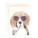 Amy Heitman Illustration - AHI Beagle Birthday Card