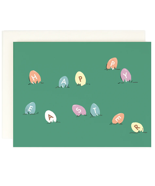 Amy Heitman Illustration - AHI Happy Easter Egg Hunt Card