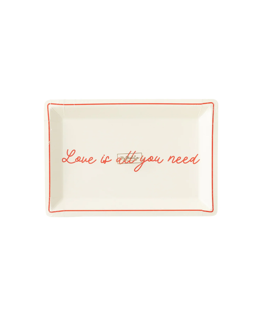 My Minds Eye - MME Love Is All You Need Shaped Plate