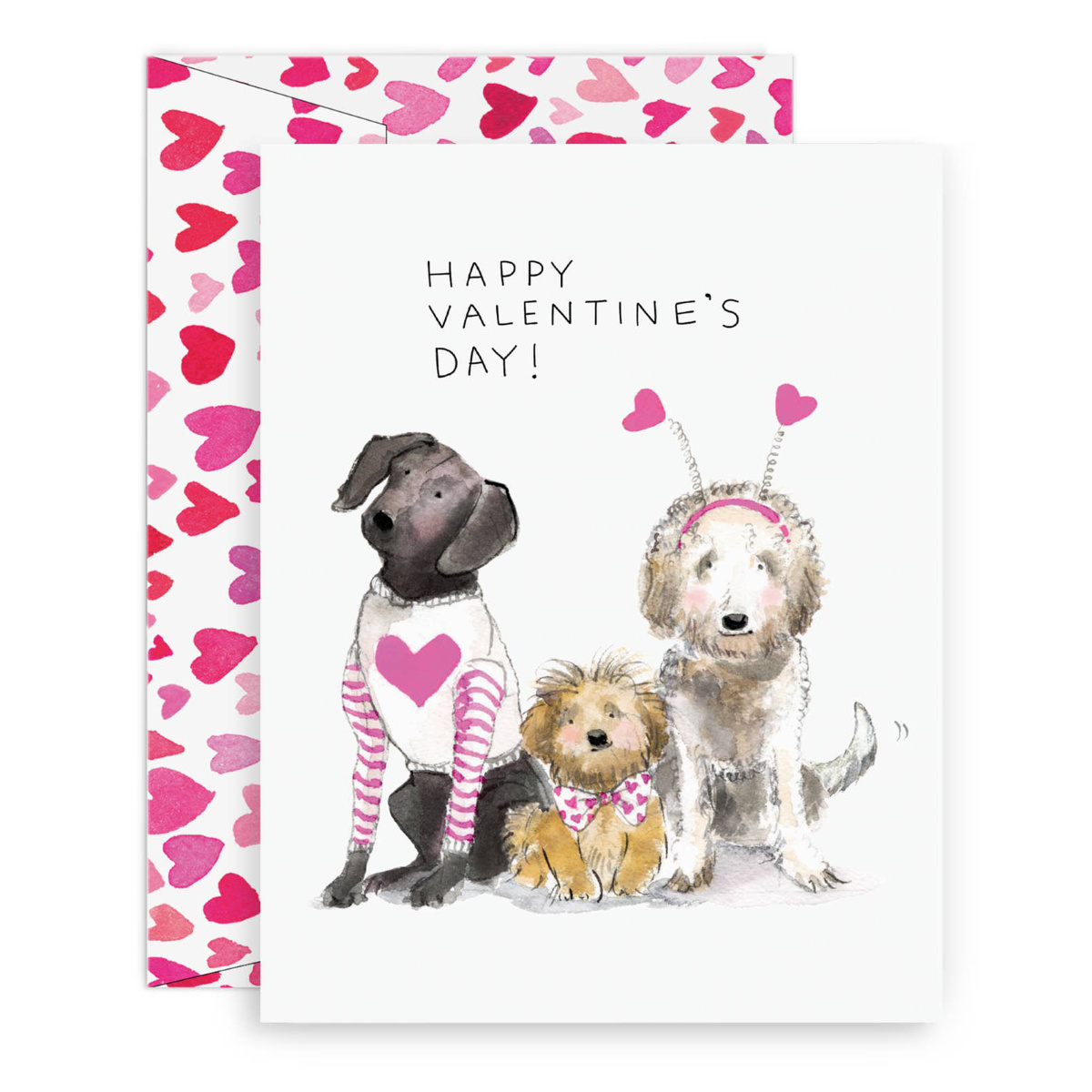 E. Frances Paper Studio - EF Doggie Dress-Up Valentine's Day Boxed Note Set of 12