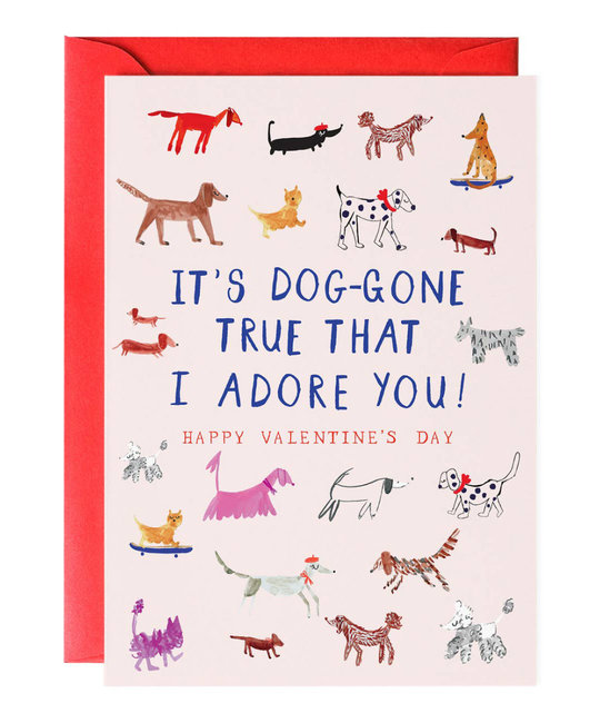 Mr. Boddington's Studio - MB Dog-gone True Valentine's Day Card
