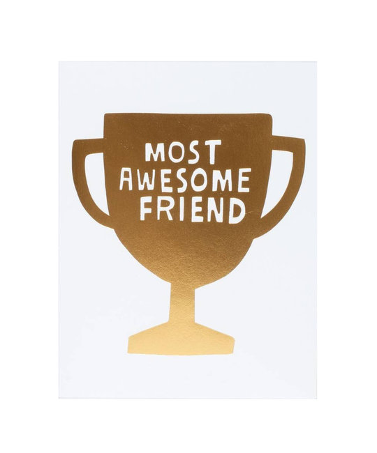 Ashkahn - AS Awesome Friend Trophy Card (Gold Foil)