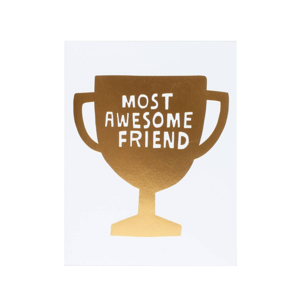 Ashkahn - AS Awesome Friend Trophy Card (Gold Foil)
