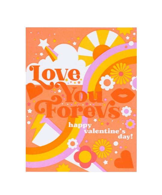 Hello!Lucky - HL Love You Forevs Valentine's Day Card (NEON)