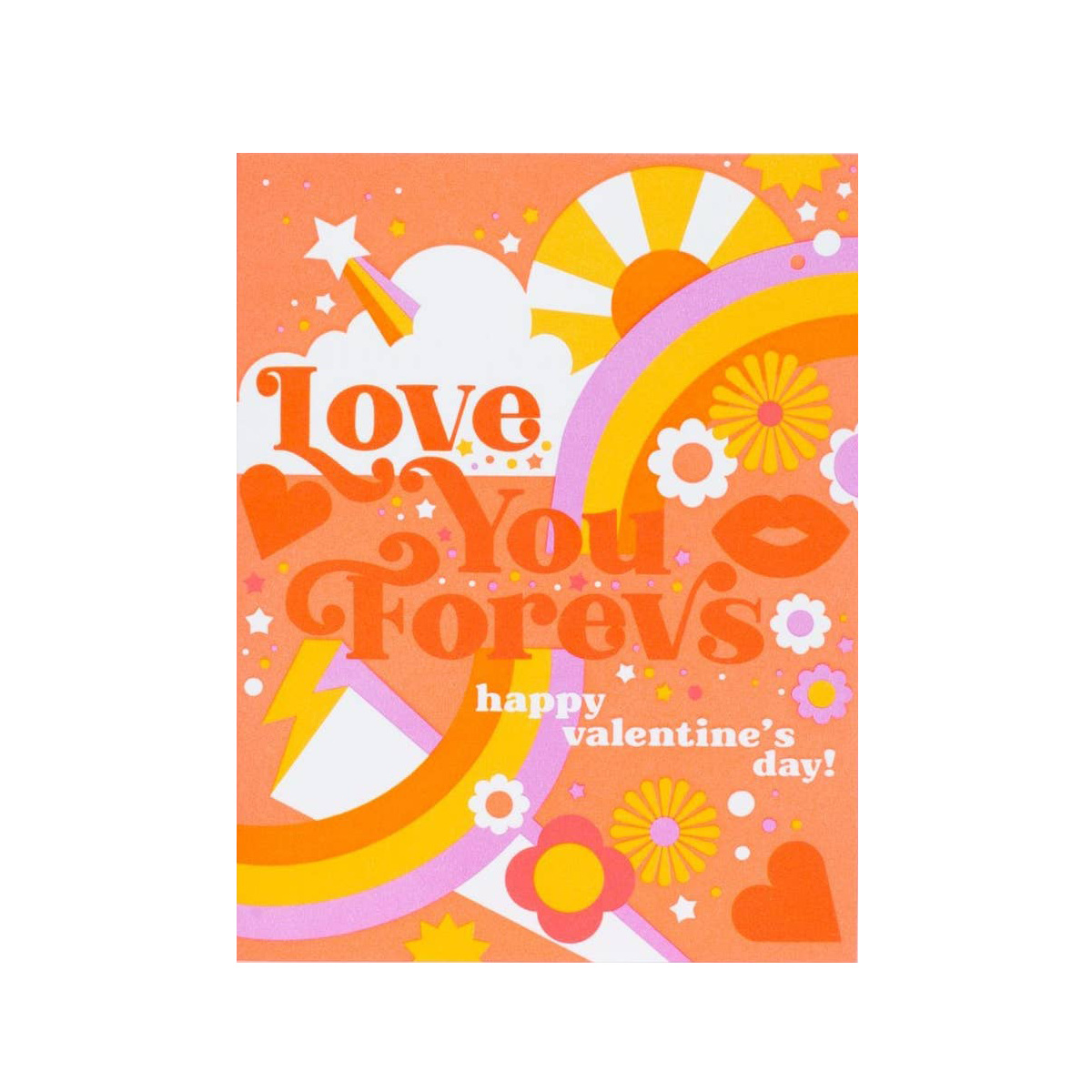 Hello!Lucky - HL Love You Forevs Valentine's Day Card (NEON)