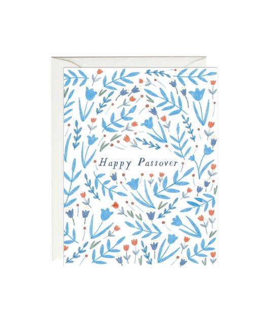 Paula & Waffle - PAW Paula & Waffle - Passover Floral Card