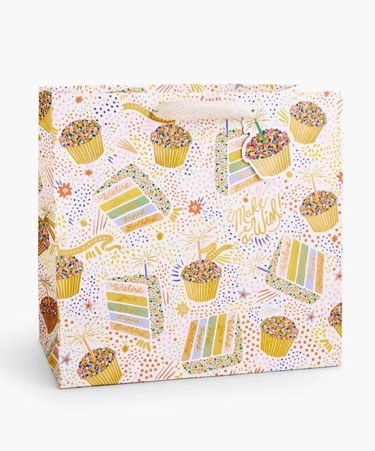 Rifle Paper Co - RP Rifle Paper Co - Birthday Cake Large Gift Bag