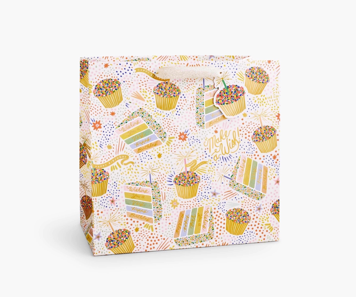 Rifle Paper Co - RP Rifle Paper Co - Birthday Cake Large Gift Bag