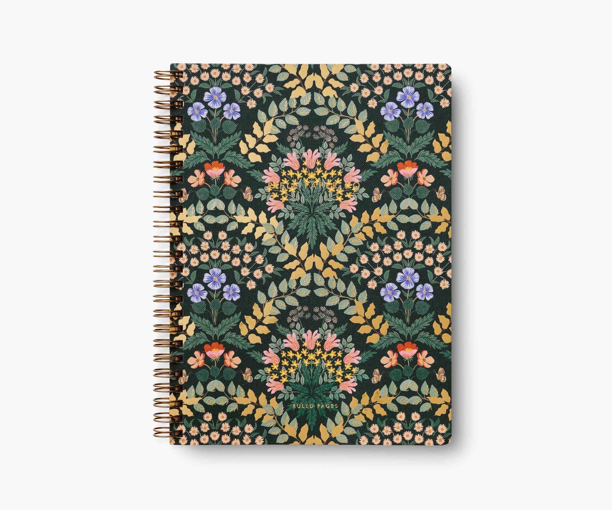 Rifle Paper Co - RP Rifle Paper Co - Bramble Trellis Spiral Notebook, Lined