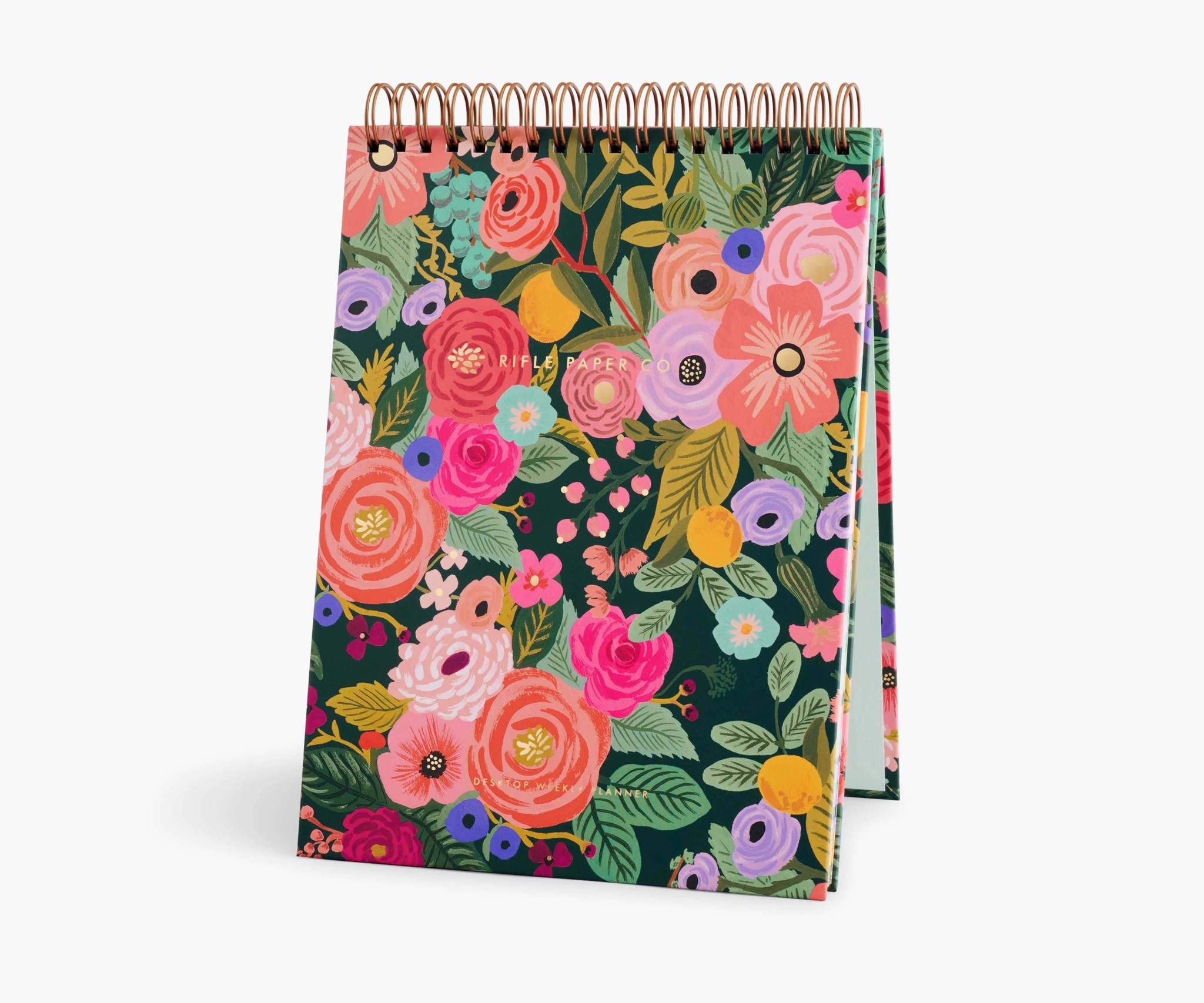 Rifle Paper Co - RP Rifle Paper Co - Garden Party Spiral Desktop Weekly Planner