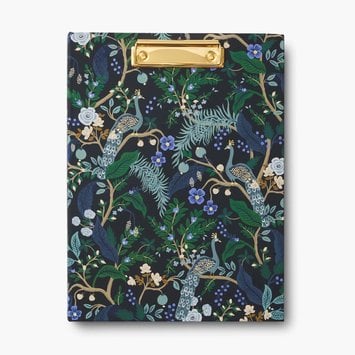 Rifle Paper Co - RP Rifle Paper Co - Peacock Clipfolio