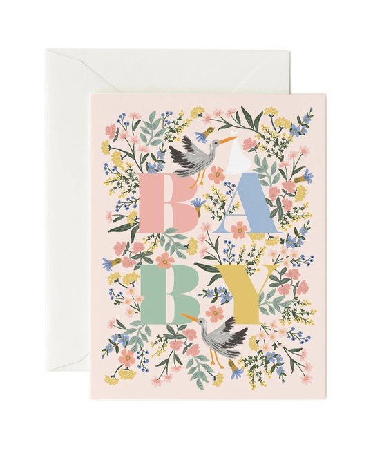 Rifle Paper Co - RP Rifle Paper Co - Mayfair Baby Card