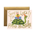 Rifle Paper Co - RP Rifle Paper Co - Turtle Belated Birthday Card