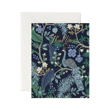 Rifle Paper Co - RP Rifle Paper Co - Peacock Thank You Card
