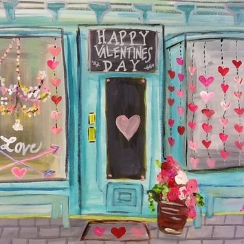 Carpe Diem - CD Carpe Diem - Valentine's Day Store Front Card