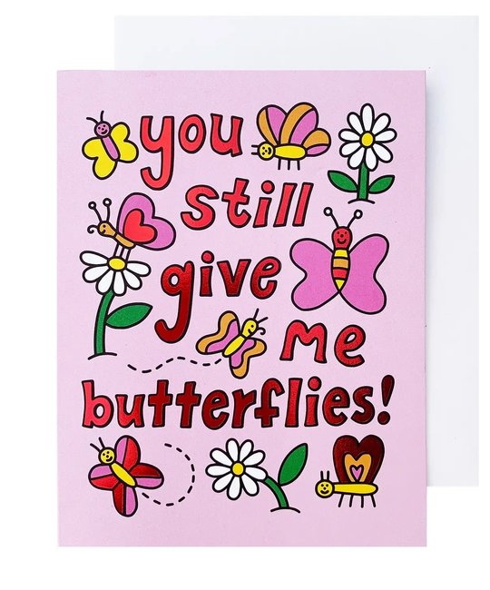 The Social Type - TST Give Me Butterflies  Love Card