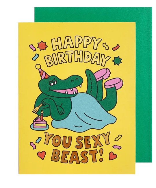 The Social Type - TST Sexy Beast Birthday Card