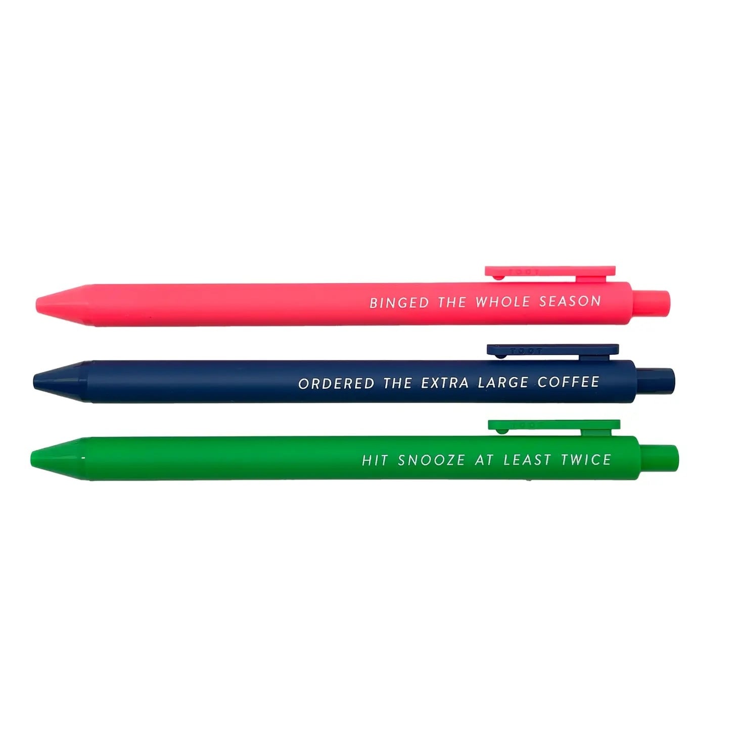 Tiny Hooray - TIH (formerly Little Goat, LG) Pens for Getting Through the Day | Set of 3