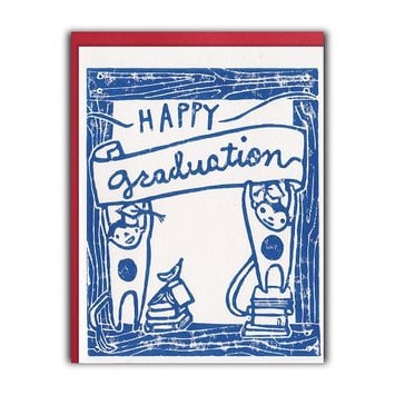 Ghost Academy - GA Framed Monkey Graduation Card