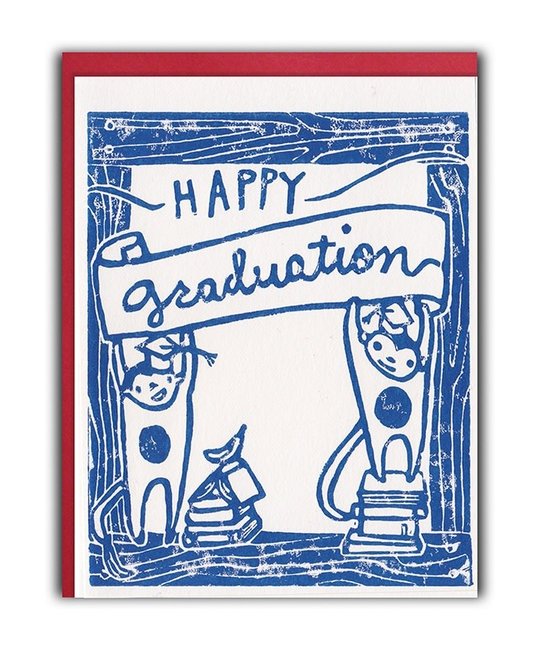 Ghost Academy - GA Framed Monkey Graduation Card