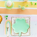 My Minds Eye - MME Pastel Clover Shaped Plate