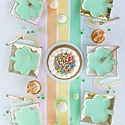 My Minds Eye - MME Pastel Clover Shaped Plate