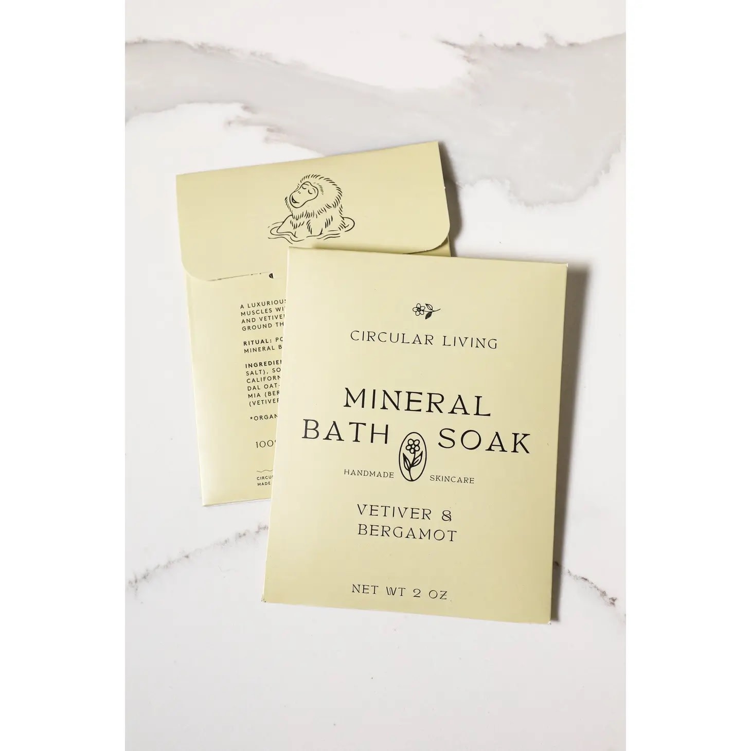 Circular Living - CL Circular Living - Mineral Bath Soak Sachet, Vetiver & Bergamot