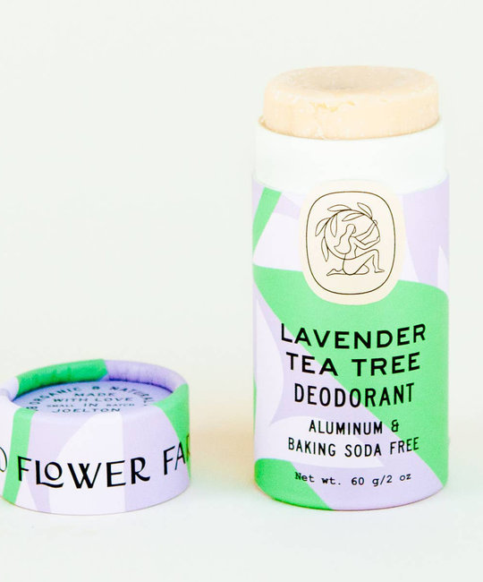 Good Flower Farm - GFF Lavender Tea Tree Deodorant | 2.75 oz Biodegradable Stick