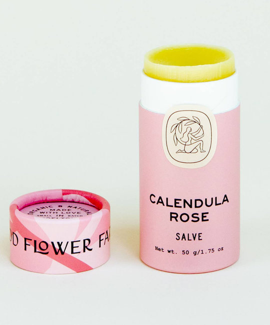 Good Flower Farm - GFF Calendula Rose Salve | 2 oz Biodegradable Stick