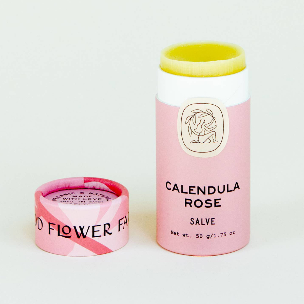 Good Flower Farm - GFF Calendula Rose Salve | 2 oz Biodegradable Stick
