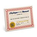Em + Friends - EMM Employee of the Moment Certificate Notepad