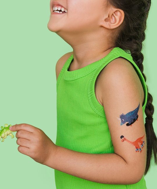 Tattly - TA Tattly - Dino Derby Tattoo Sheets | Set of 2