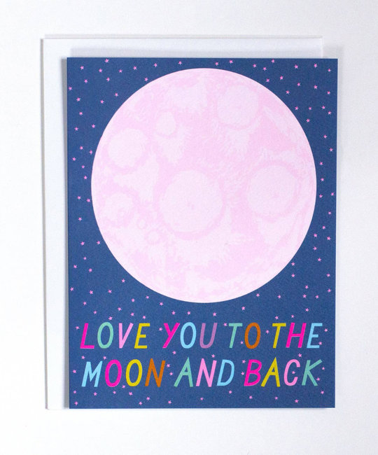 Banquet Atelier and Workshop - BAW Love you to the Moon and Back Card