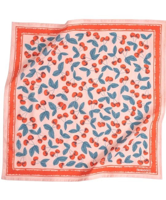 Handker Bandanas / Hemlock Goods - HB Hemlock Goods - No. 077 Cherry Bandana