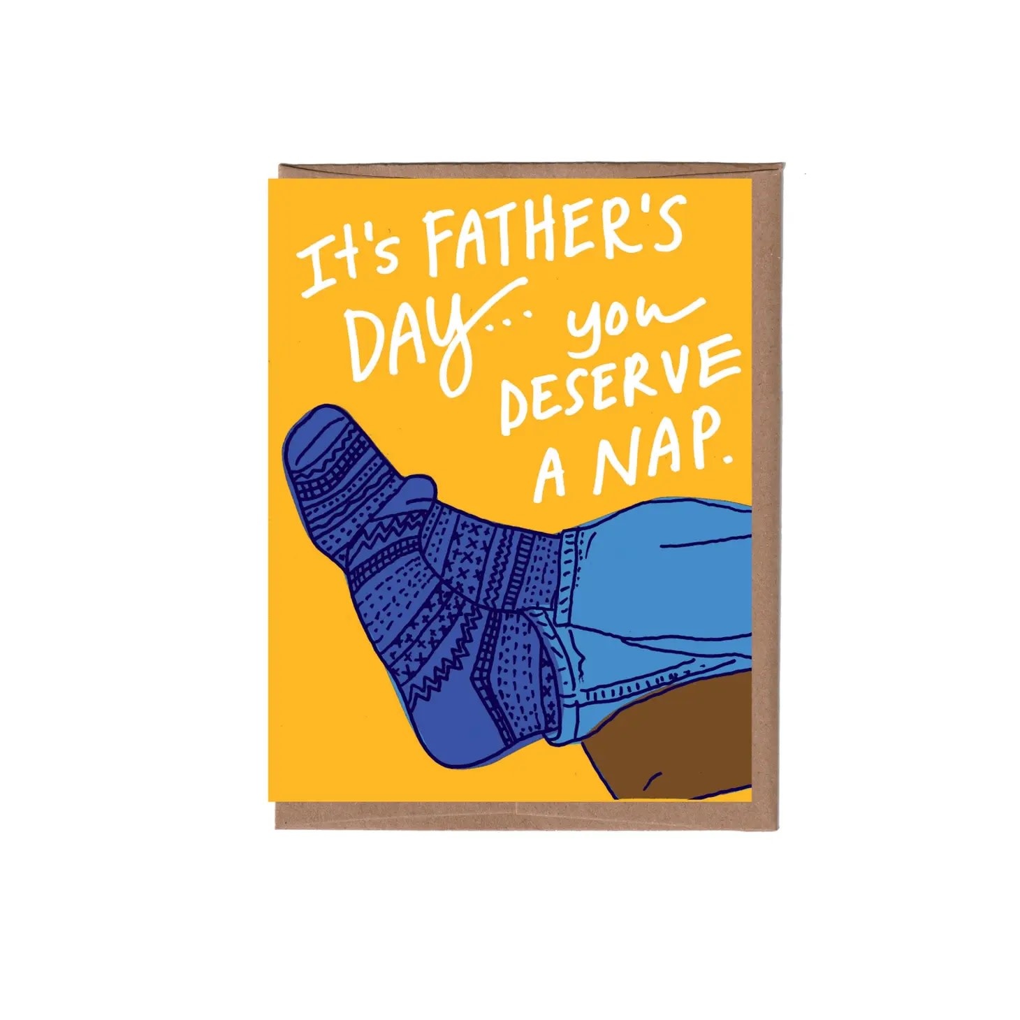La Familia Green - LFG Deserve a Nap Father's Day Card