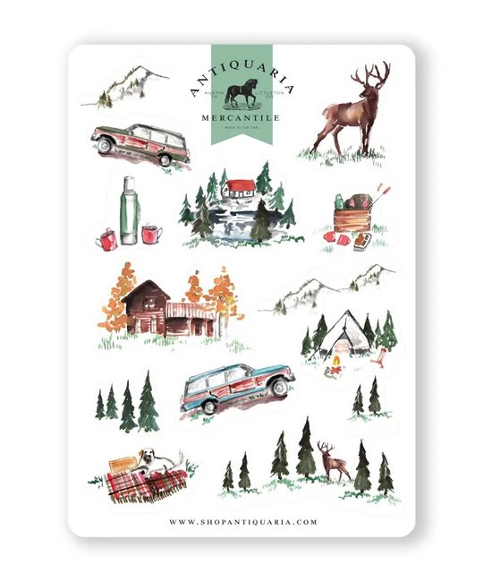 Antiquaria - AN Alpine Lodge Sticker Sheet