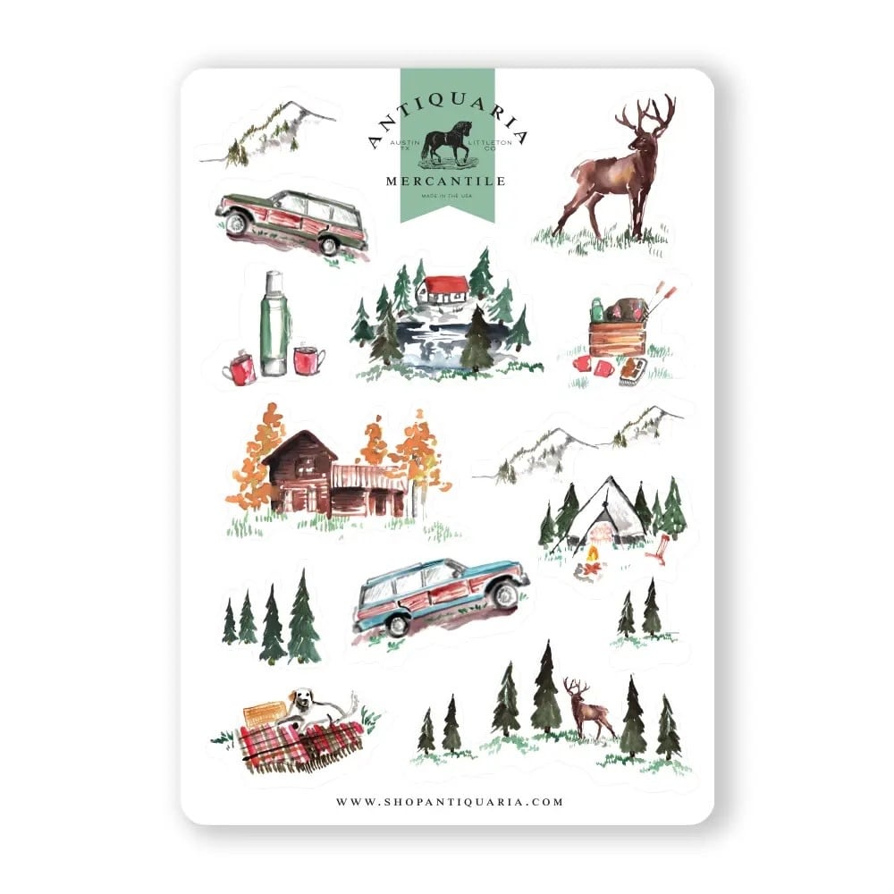 Antiquaria - AN Alpine Lodge Sticker Sheet