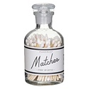 Paddywax - PA Paddywax - Glass Apothecary Match Jar, 75 White Match Tip