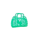 Sun Jellies Sun Jellies - Mini Retro Basket Jelly Bag, Green
