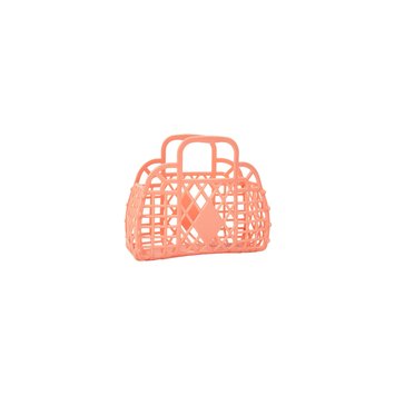 Sun Jellies Sun Jellies - Mini Retro Basket Jelly Bag, Peach