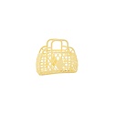 Sun Jellies Sun Jellies - Mini Retro Basket Jelly Bag, Yellow