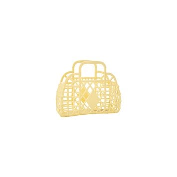 Sun Jellies Sun Jellies - Mini Retro Basket Jelly Bag, Yellow