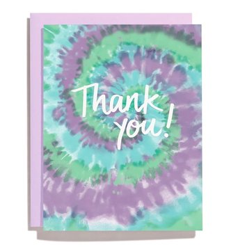 Iron Curtain Press - IC Iron Curtain Press - Tie Dye Pattern Thank You Note Set