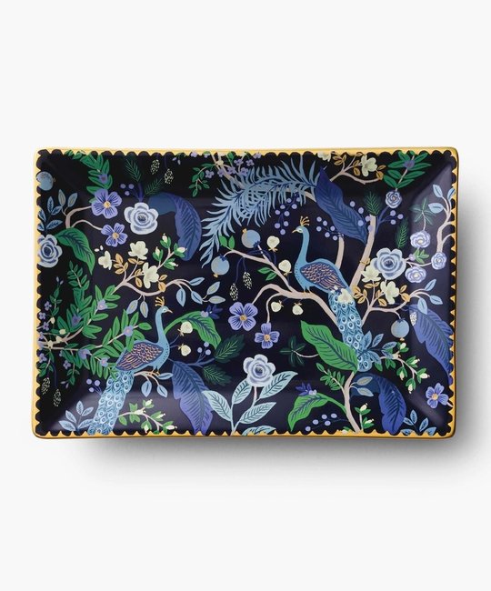 Rifle Paper Co - RP Rifle Paper Co -  Peacock Catchall Tray | Porcelain