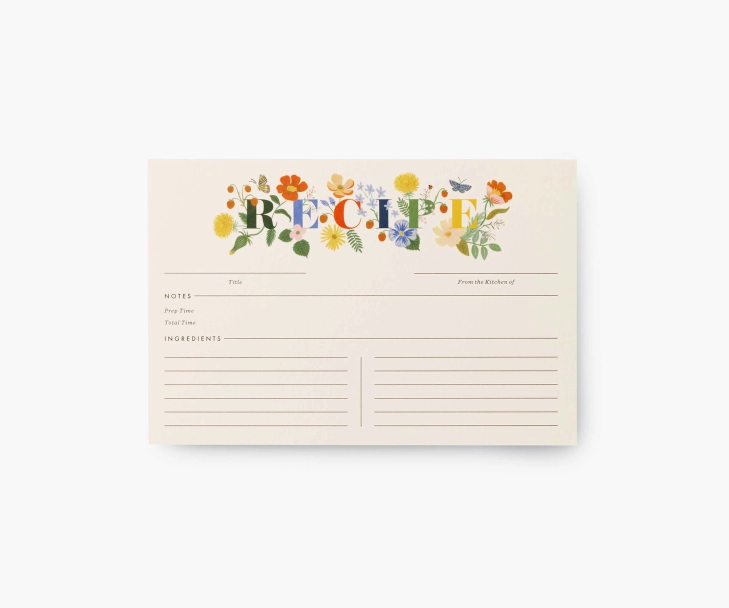 Rifle Paper Co - RP Rifle Paper Co - Mayfair Recipe Cards | Set of 12