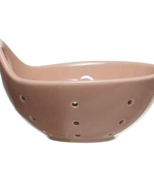Creative Co-Op - CCO Stoneware Berry Bowl with Handle | 4 Colors