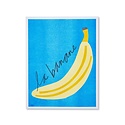 Ampersand Design Studio - ADS La Banane Risograph Print, 11" x 14" (Banana)