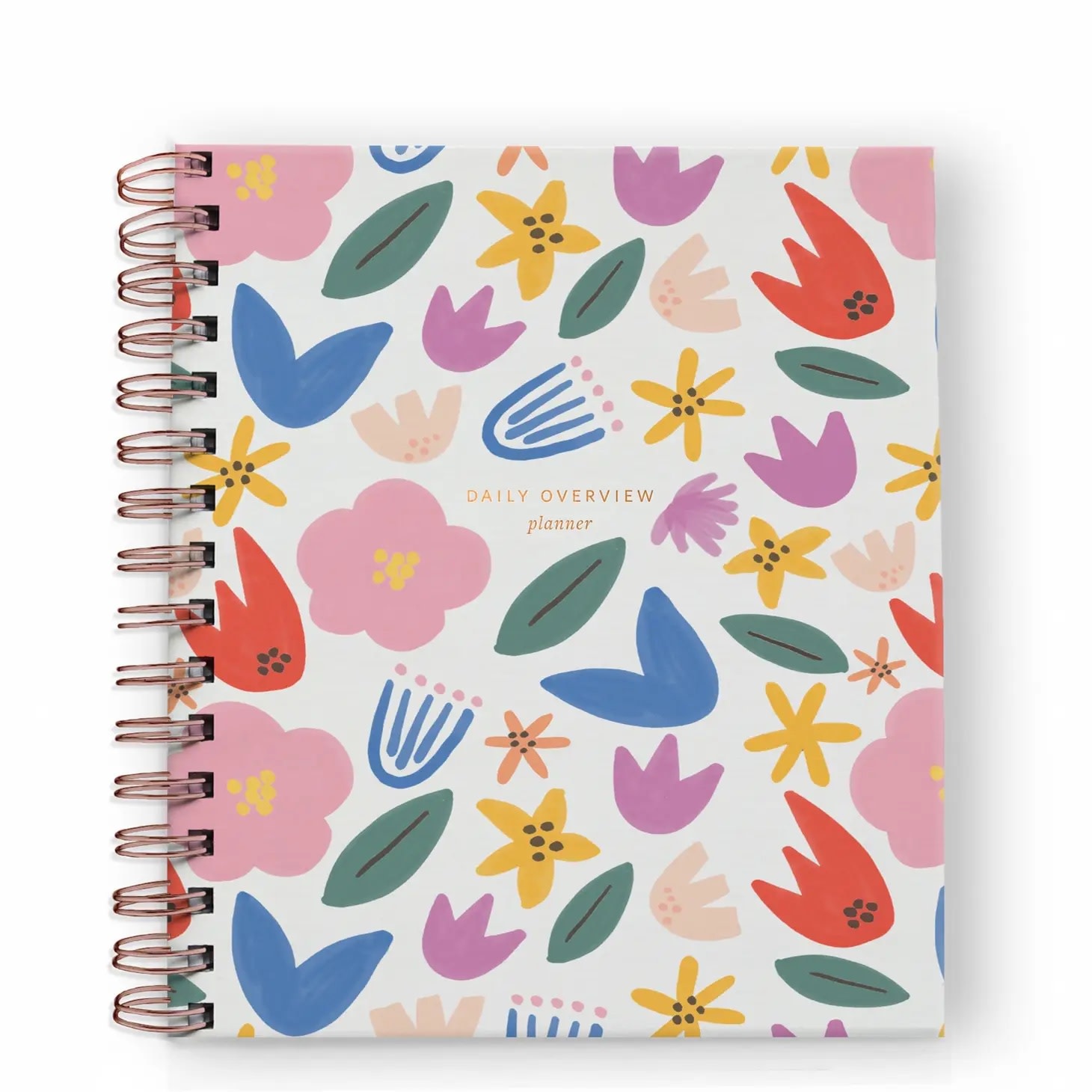 Ramona and Ruth - RR Ramona and Ruth - Daily Overview Undated Planner, Floral Party