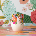 Corkcicle - CO Corkcicle / Rifle Paper Co. - Cream Garden Party Stemless, 12 oz